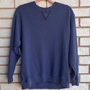 Aerie Big Chill Textured Crew Sweatshirt